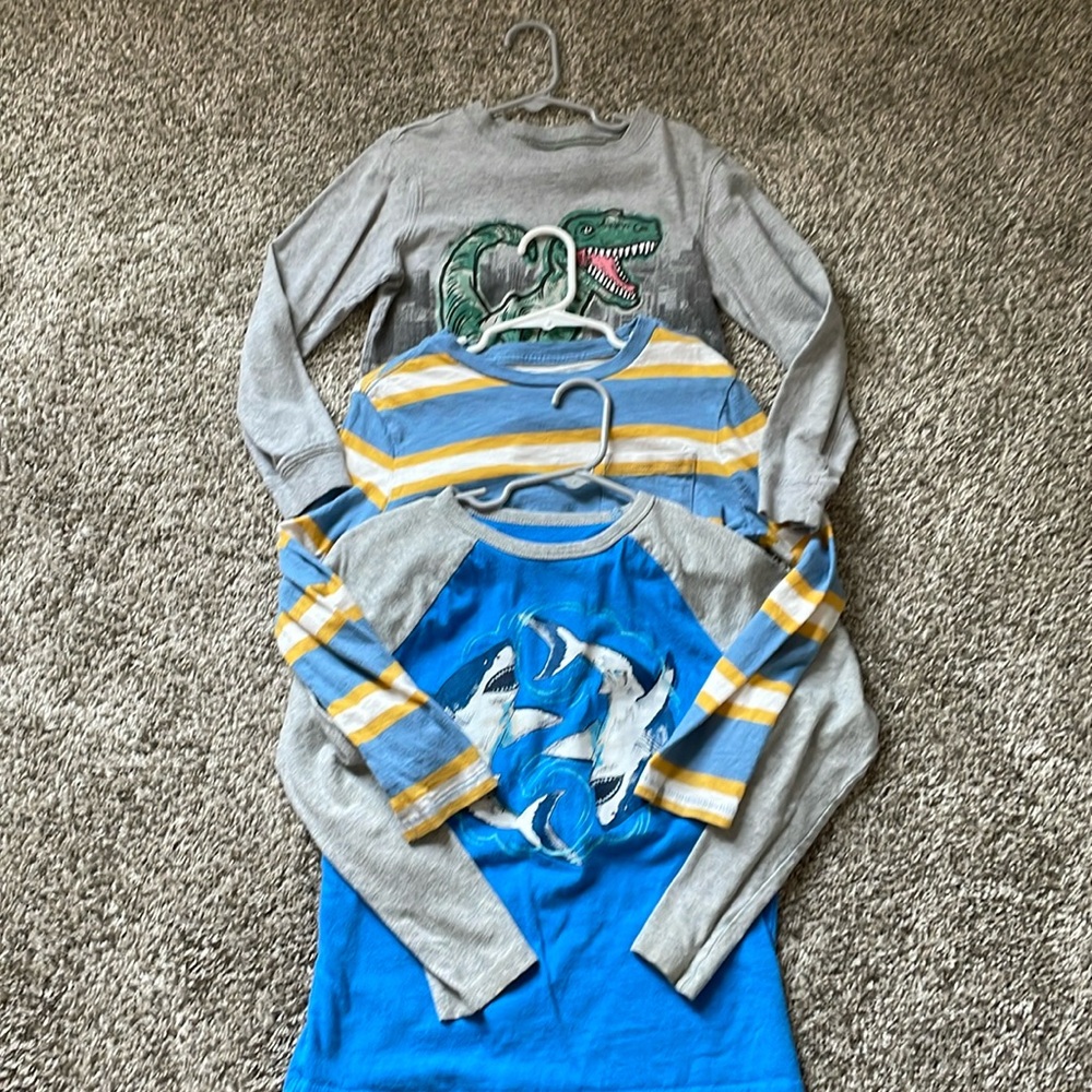 Boys set of 3 long sleeve tees